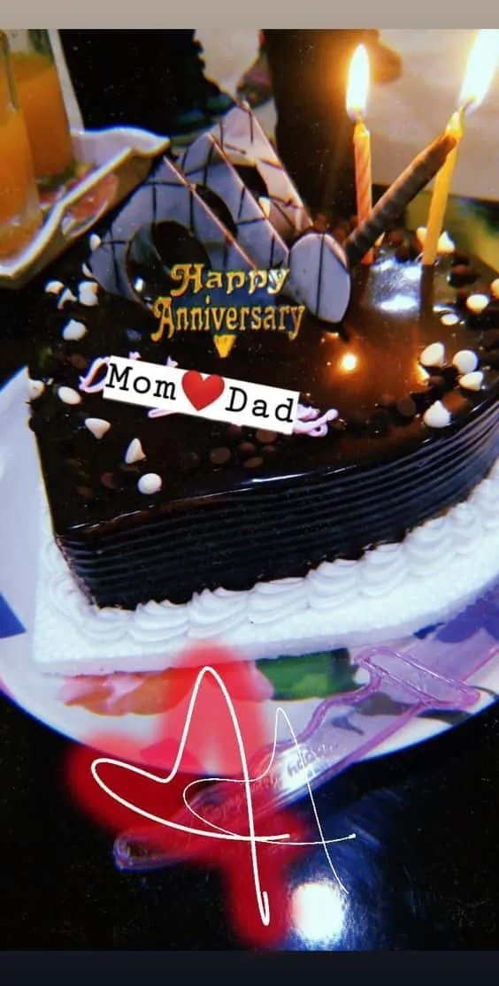 happy anniversary mom and dad cake