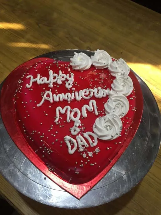 happy anniversary mom and dad cake