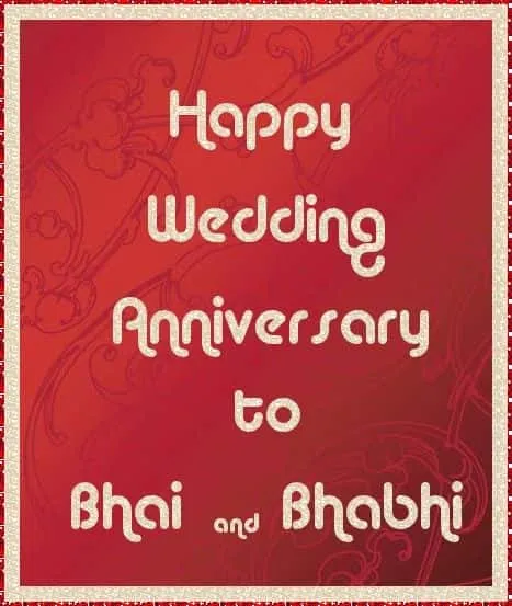 happy anniversary bhaiya bhabhi wishes in english