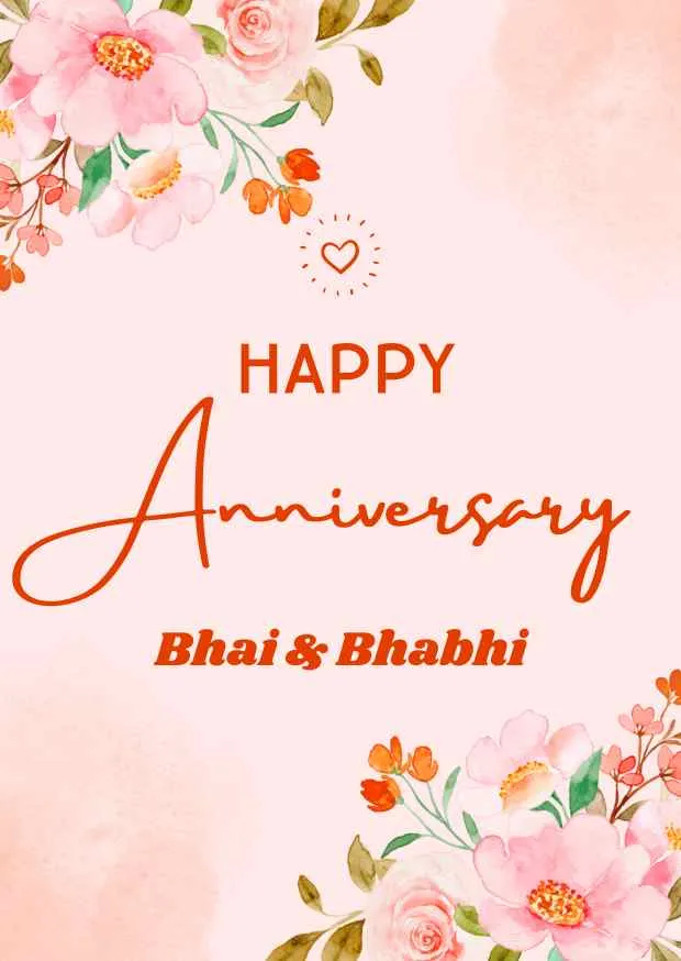 happy anniversary bhaiya bhabhi wishes in english