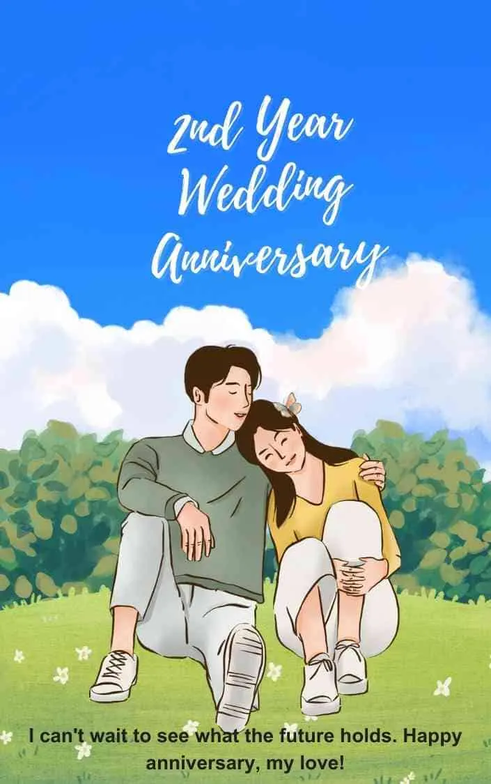 2nd anniversary wishes for husband