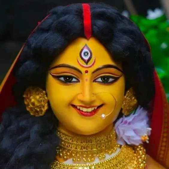 maa durga face hd image