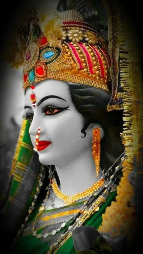 maa durga face hd image