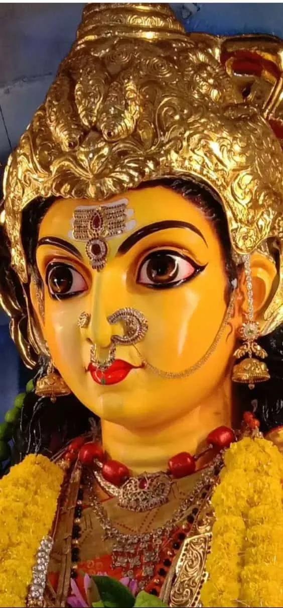 maa durga face hd image