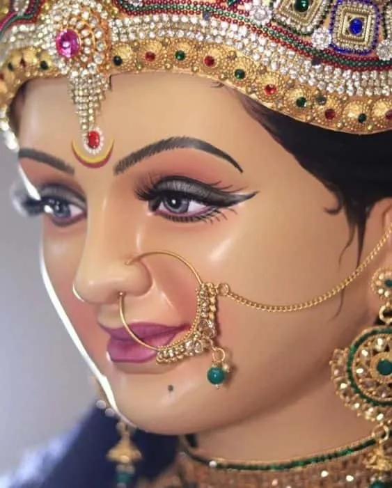 maa durga face hd image