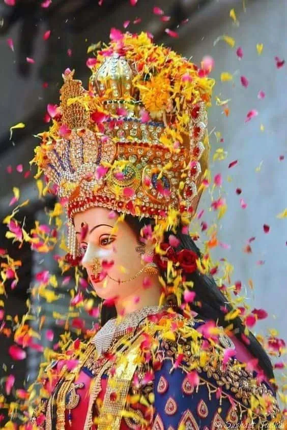 maa durga face hd image