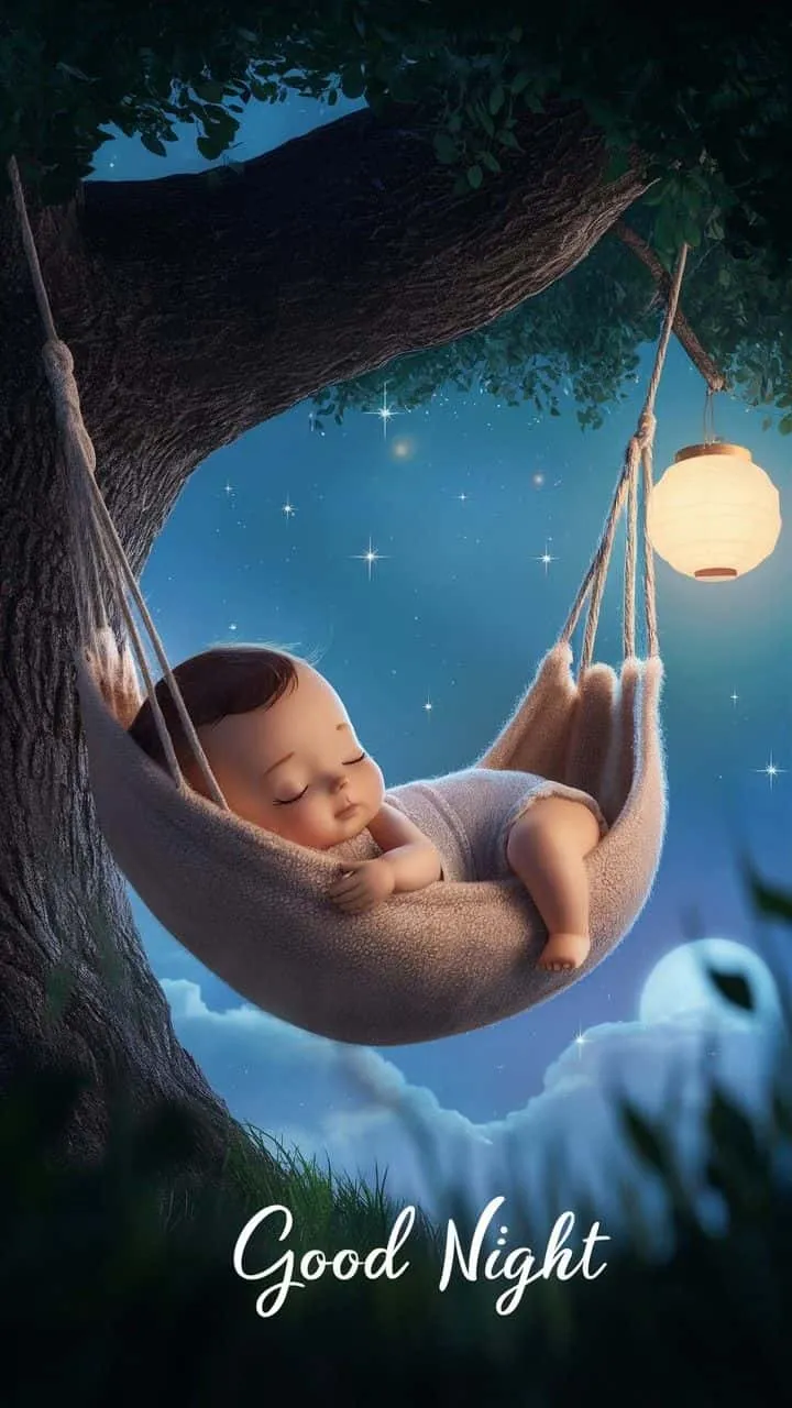 good night baby images