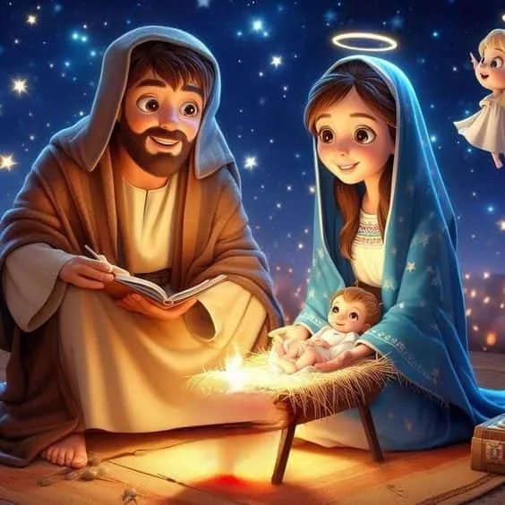 jesus born picture