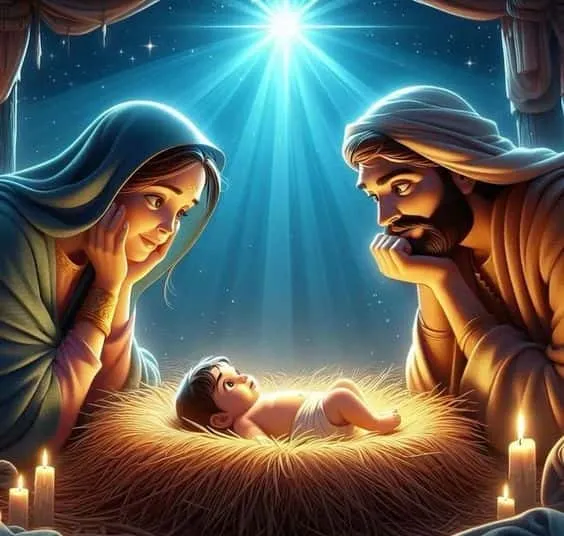 jesus born picture