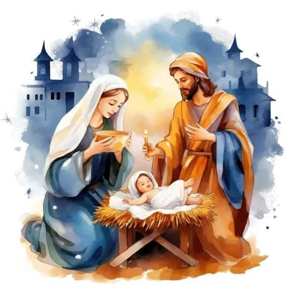 jesus born picture