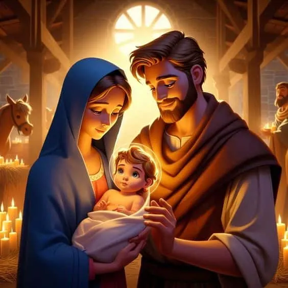 jesus born picture