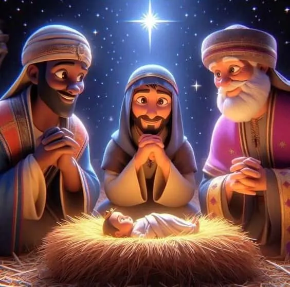 jesus born picture