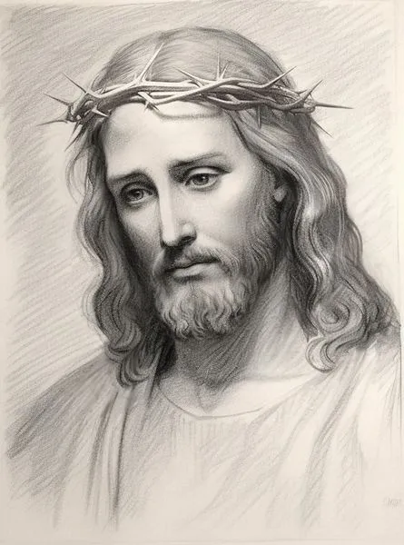 jesus drawing