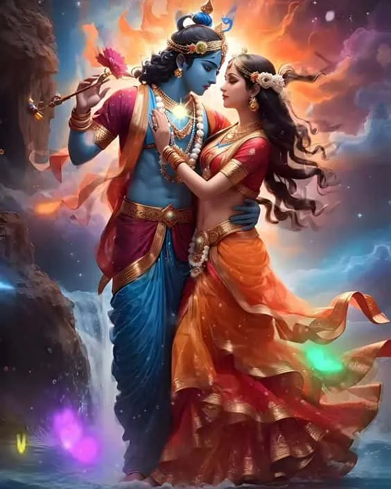 shri krishna radha image