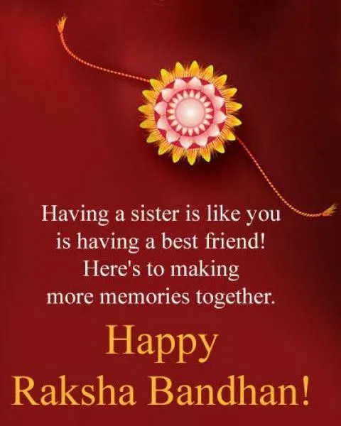 rakhi wishes for sister