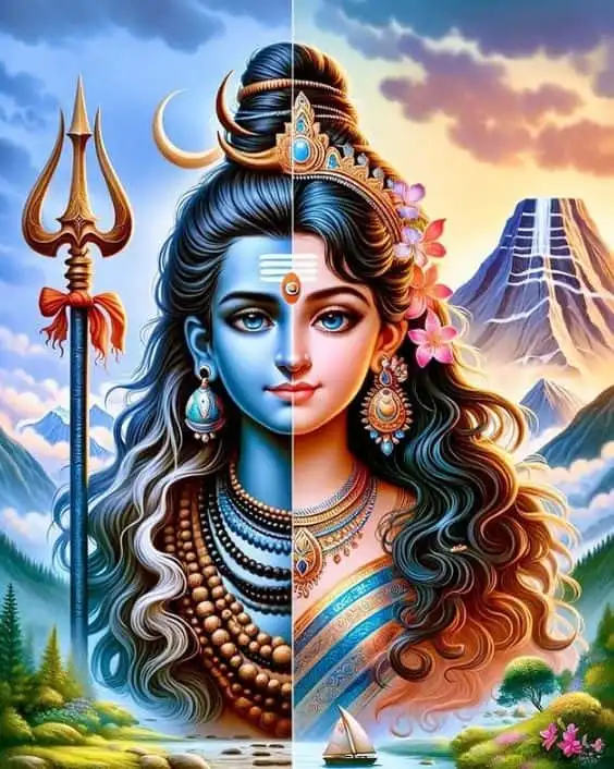 mahadev parvati image