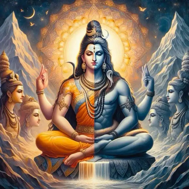 shiv parvati hd wallpaper