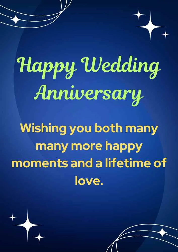 anniversary wishes for couple in english