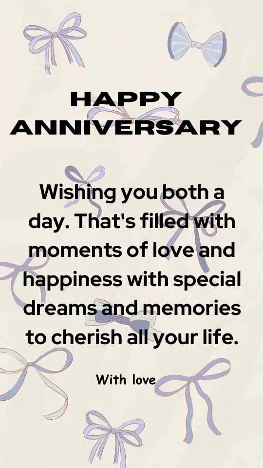 anniversary wishes for couple in english