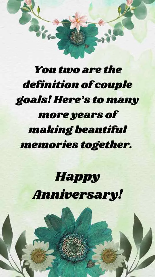 anniversary wishes for couple in english