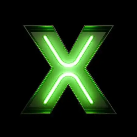x letter image