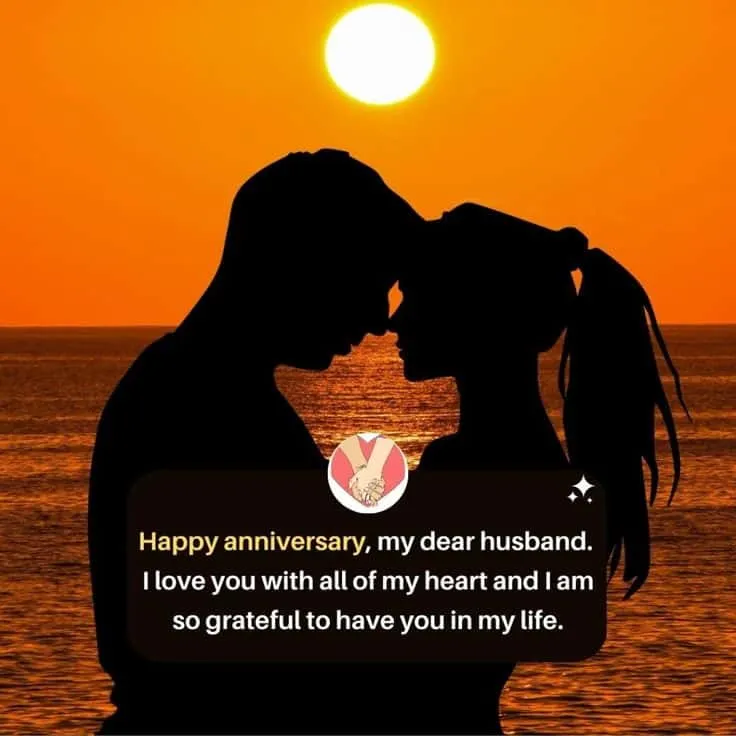 happy anniversary wishes to cute husband