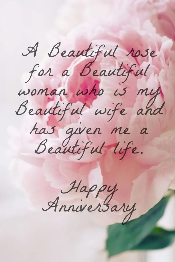 marriage anniversary wishes for wife