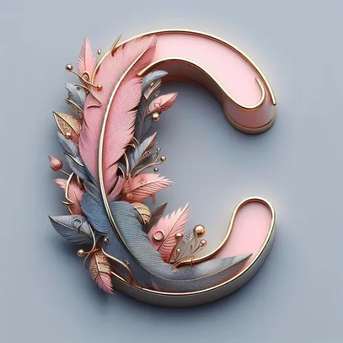 c letter image