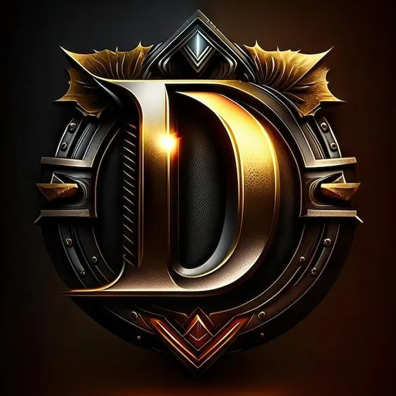 stylish d letter whatsapp dp