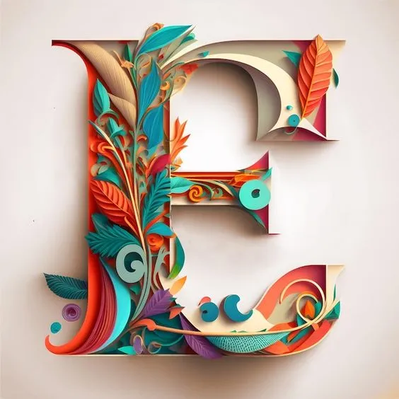 e letter images