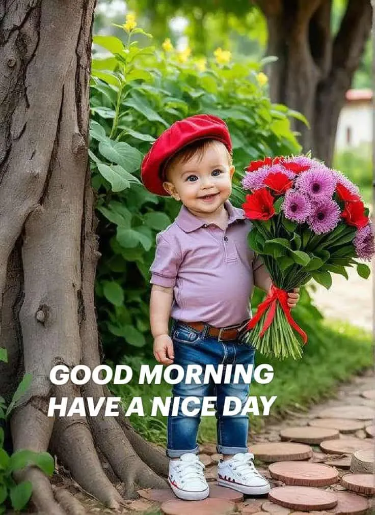 good morning baby images wallpaper