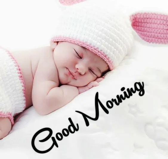 good morning cute baby images