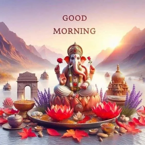 good morning god images in hindi