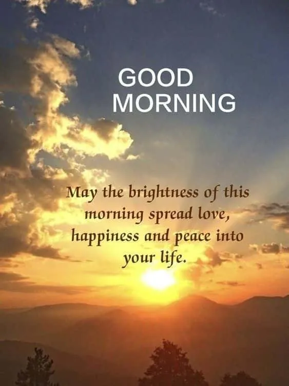 good morning wishes in english