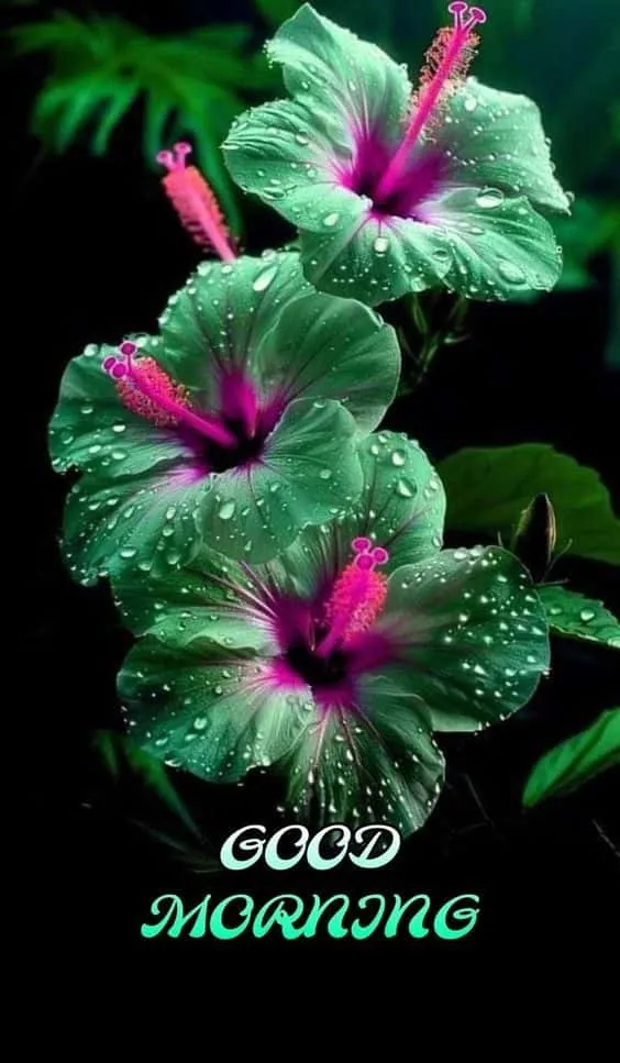 good morning flowers pictures