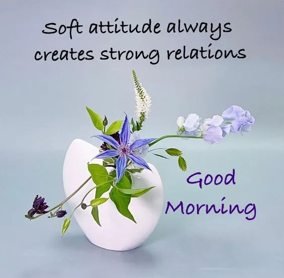 good morning quotes with flowers