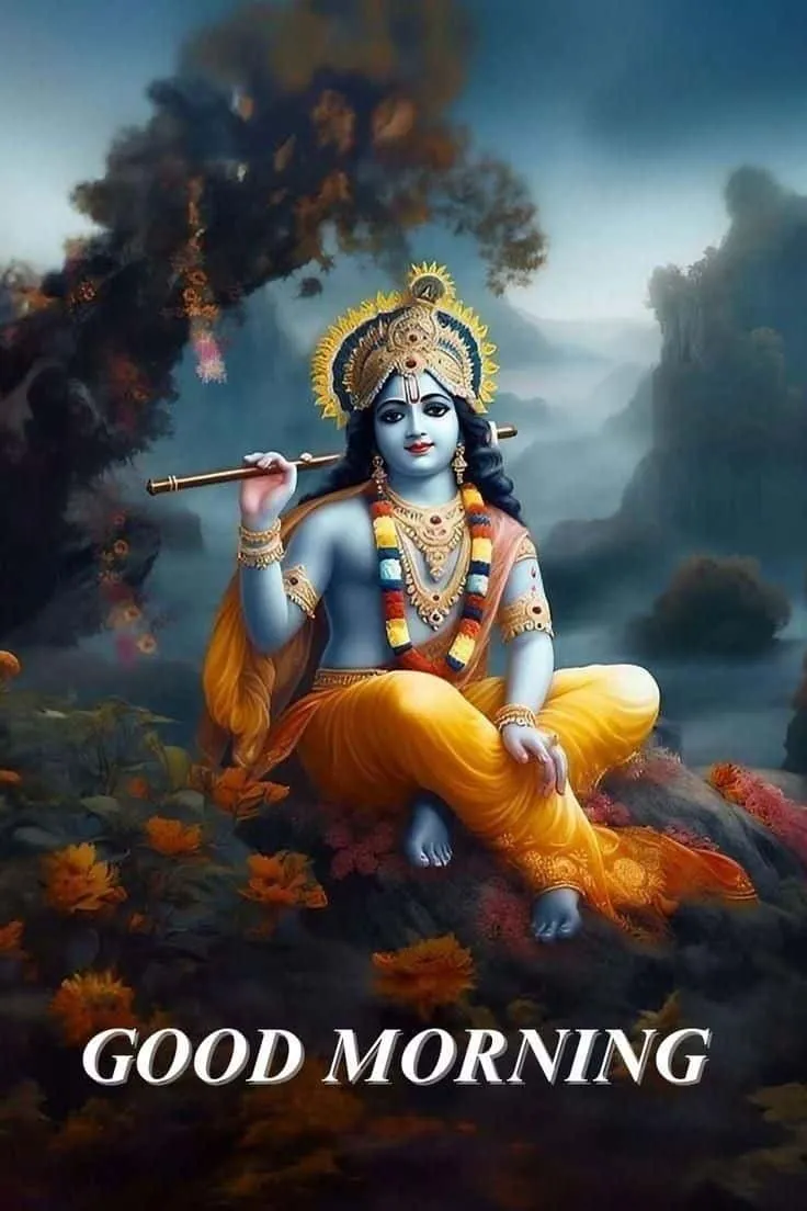 good morning krishna image download