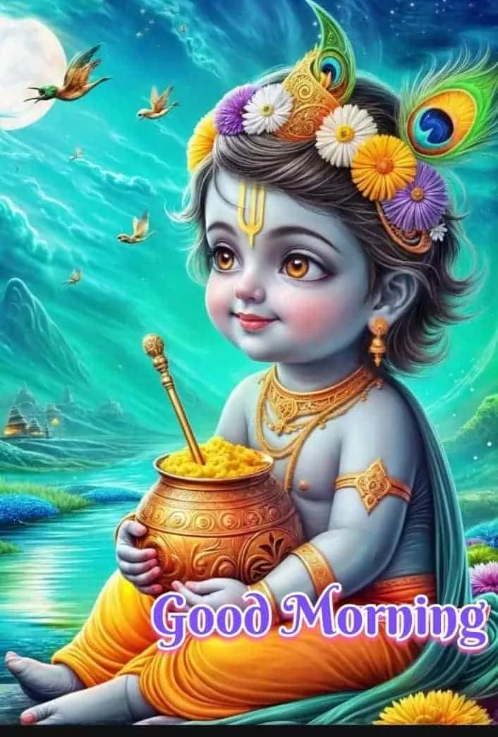 krishna new good morning images