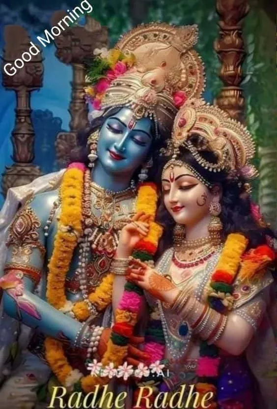 radhe radhe good morning image