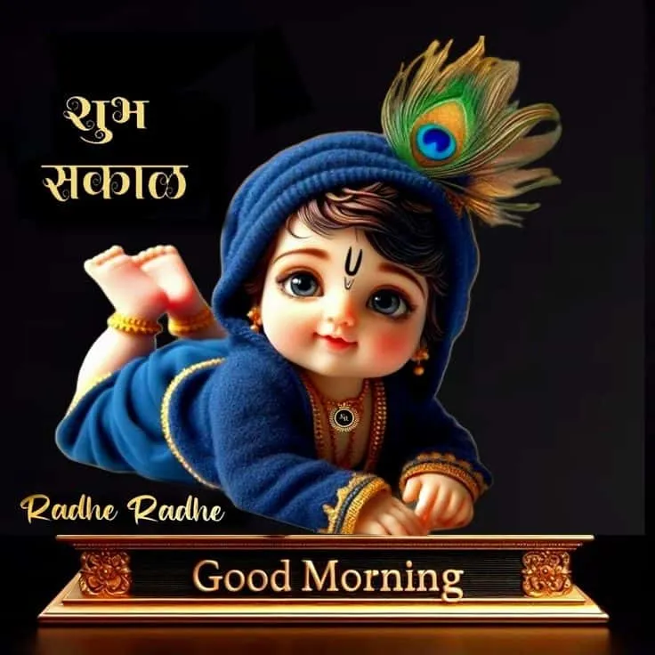 radhe radhe good morning image