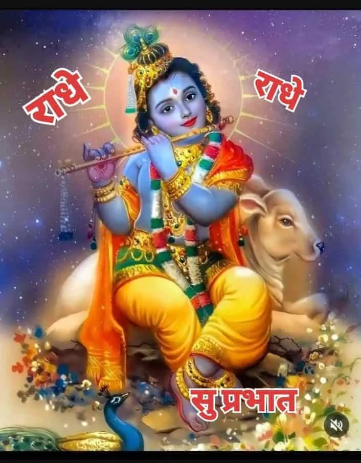 radhe radhe good morning image