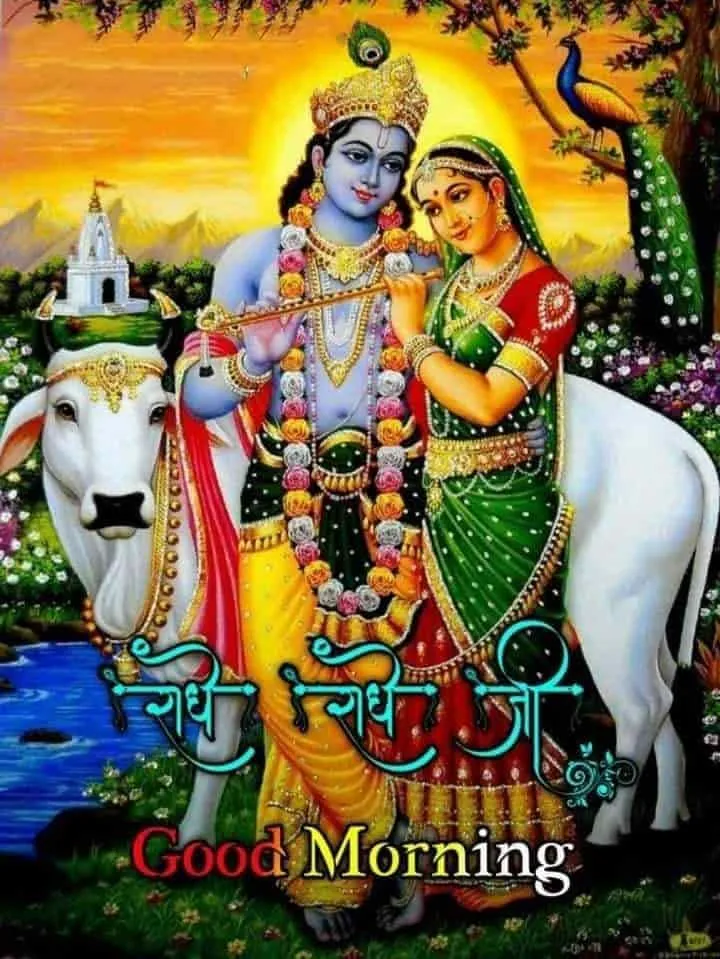 radhe radhe good morning image