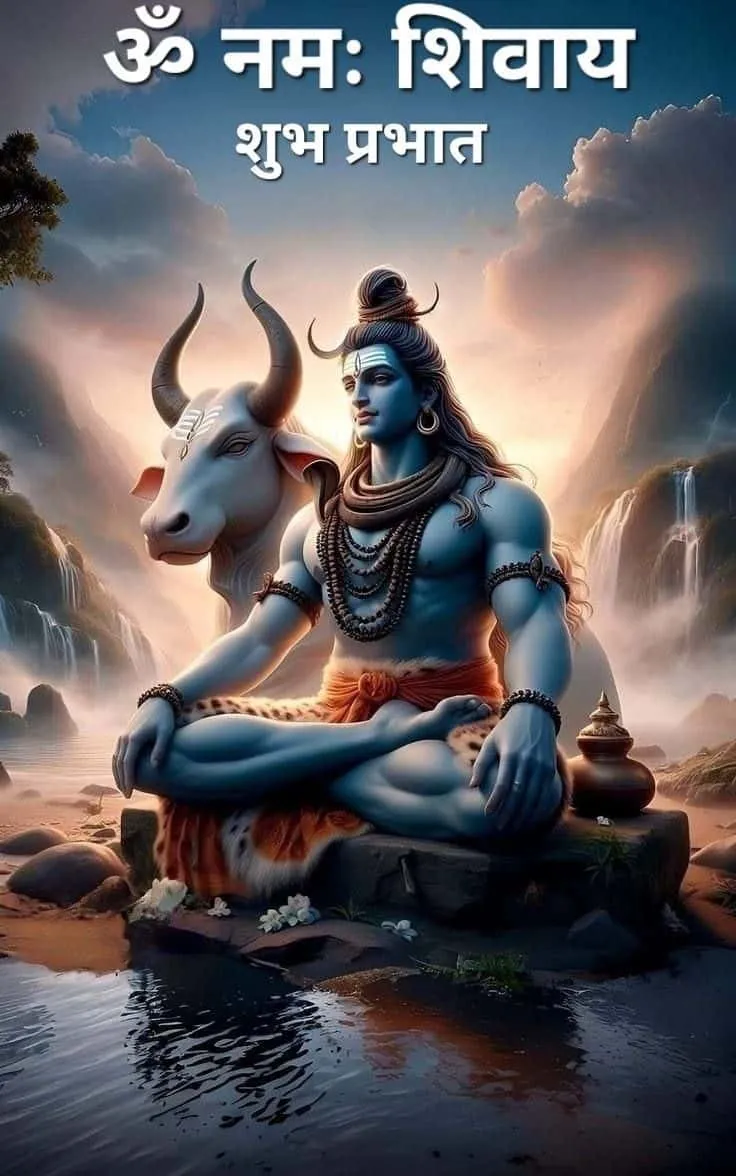 lord shiva good morning images in hindi