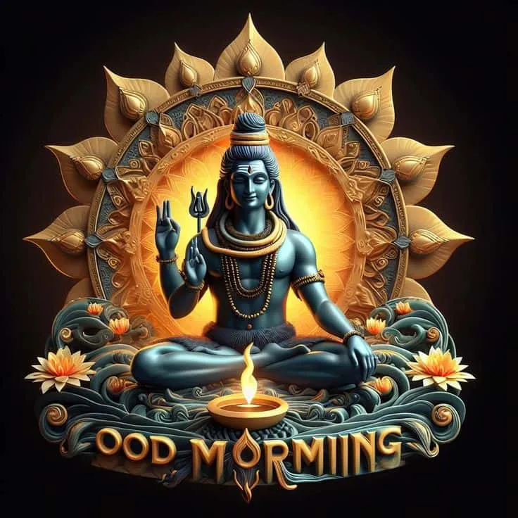 lord shiva good morning images