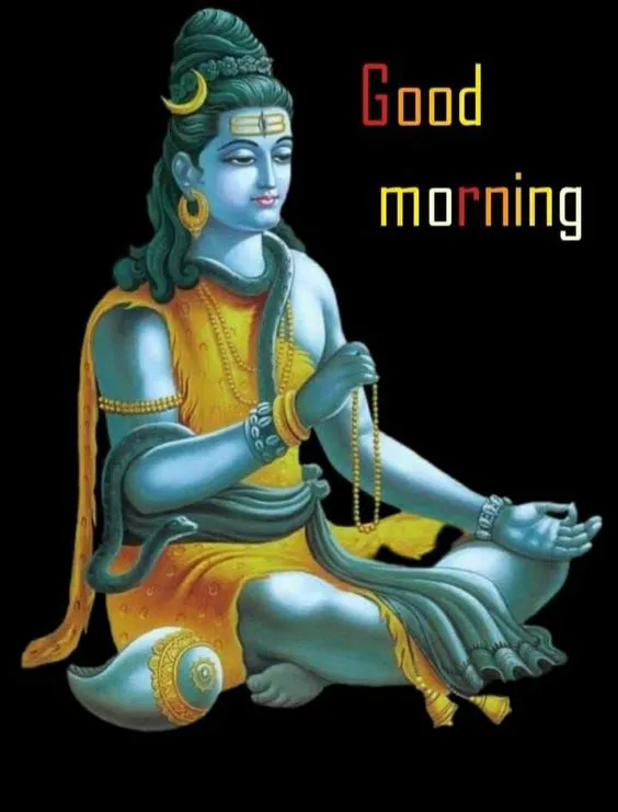 shiv ji good morning images