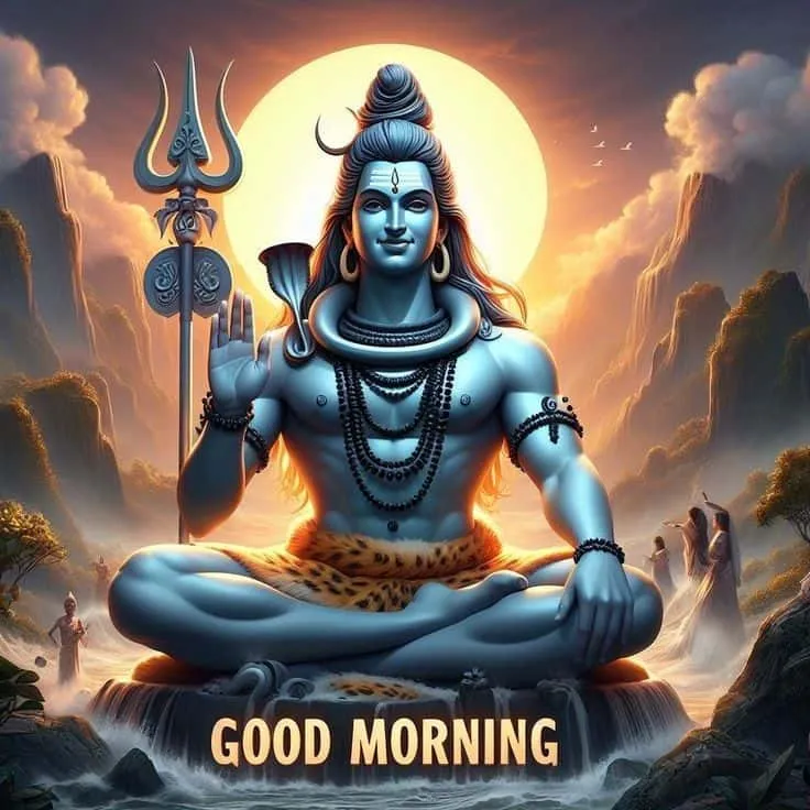 shiv ji good morning images