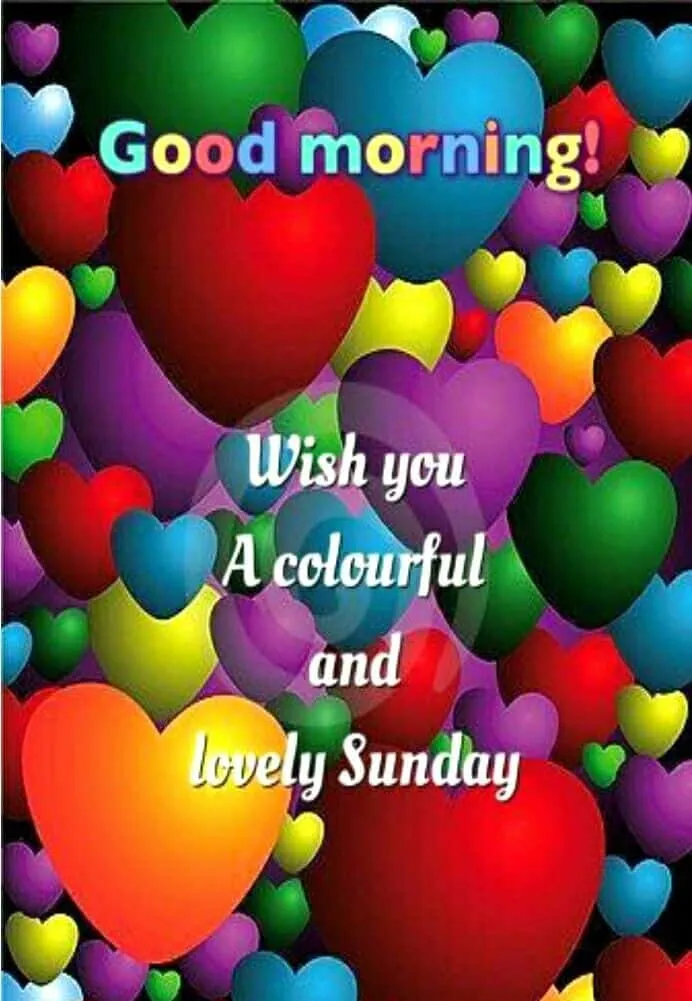 good morning wishes sunday