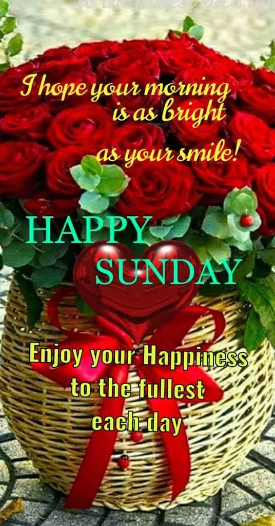 good morning wishes sunday