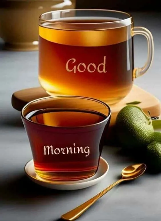 tea good morning images