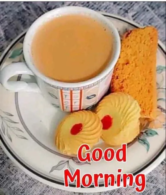 tea good morning images